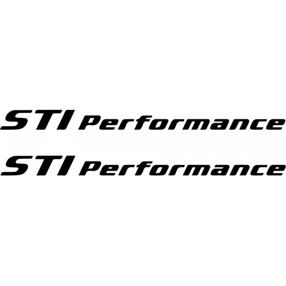 2x Subaru Sti Performance...