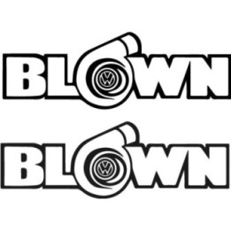 Buy Blown Vw 2 Decal Sticker Online