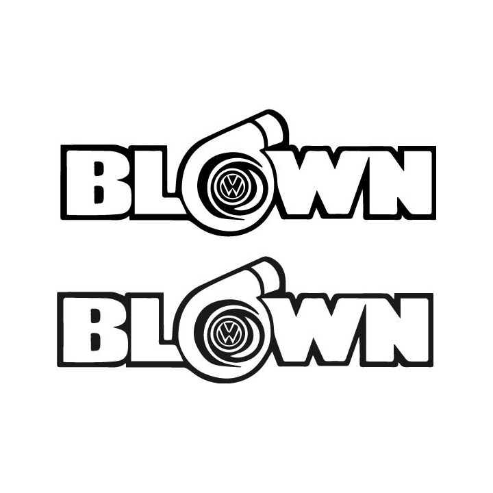 Buy Blown Vw 2 Decal Sticker Online
