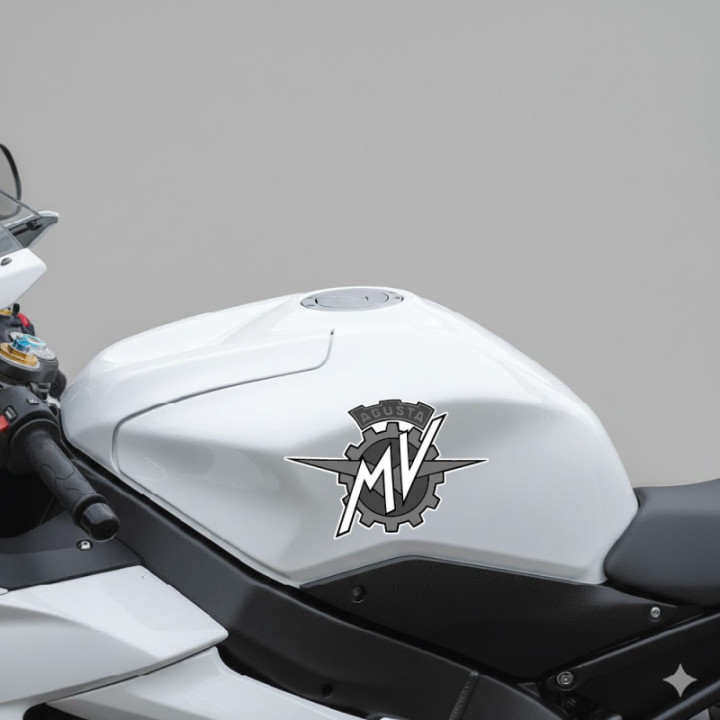 Mv Agusta Logo Style 7 Stickers Decals 2x - DecalsHouse