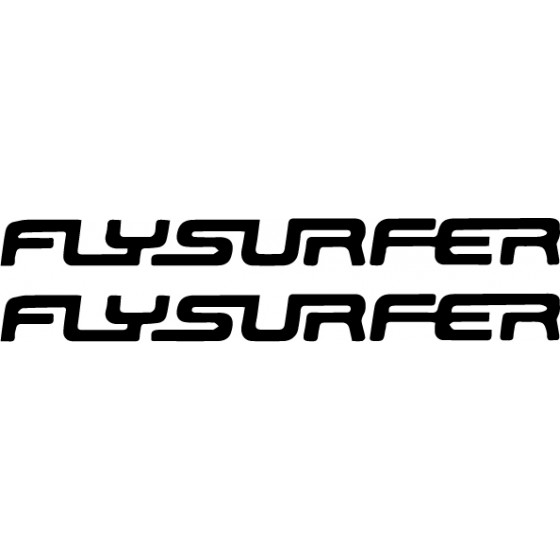 2x Flysurfer Text Surfing...