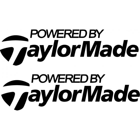 2x Powered By Taylormade...