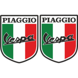 Piaggio Logo Px Italy Style 2 Stickers Decals 2x - DecalsHouse