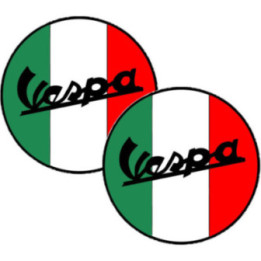 Piaggio Vespa Italia Logo [Converted] Stickers Decals 2x - DecalsHouse