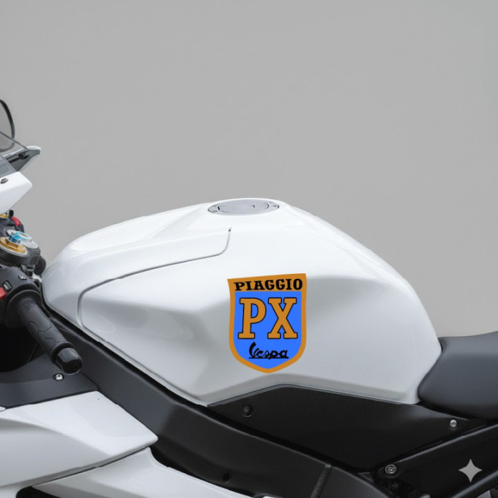 Piaggio Vespa Px Style 2 Stickers Decals 2x - DecalsHouse