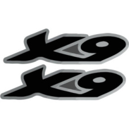 Piaggio X9 Stickers Decals 2x - DecalsHouse