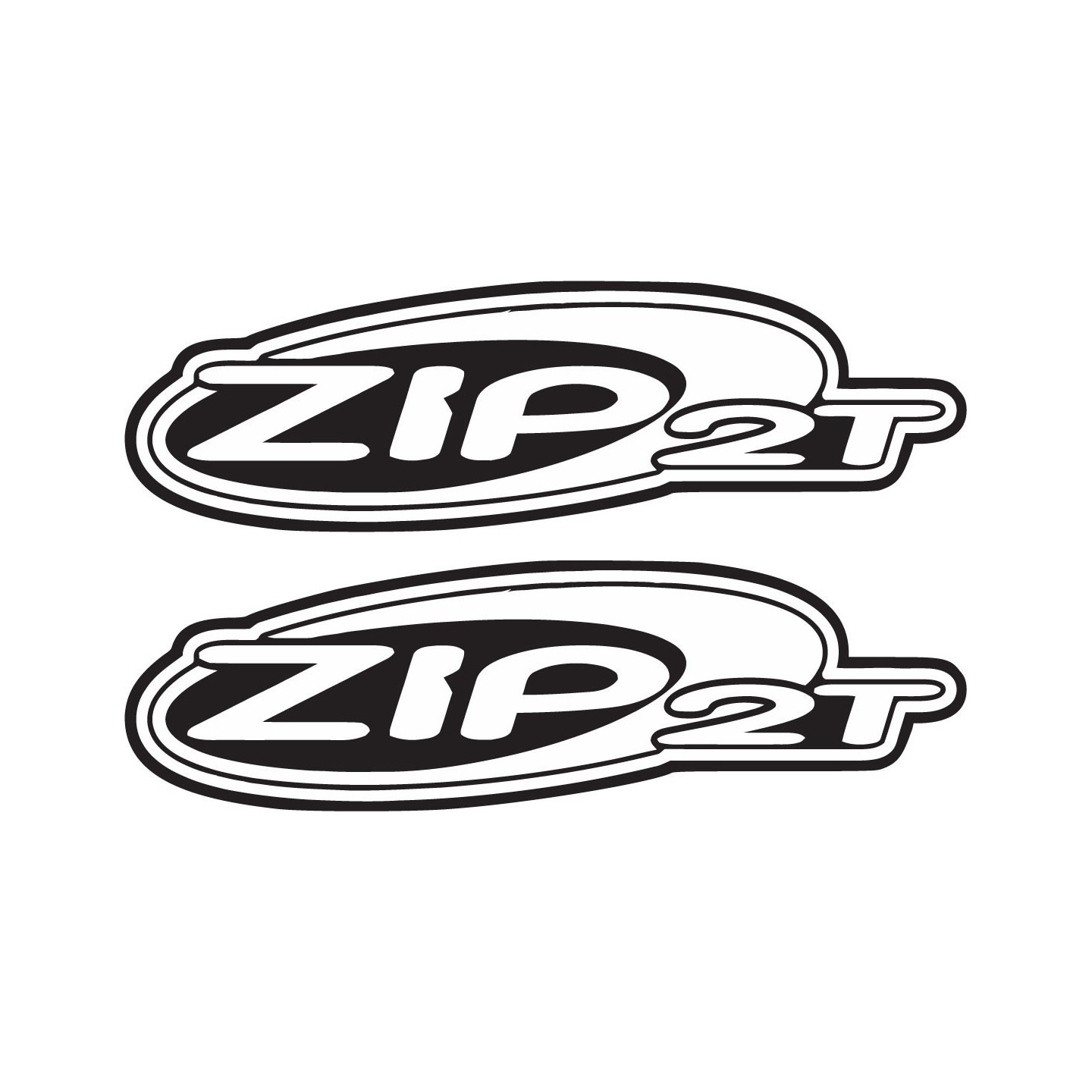 Zip Sticker Piaggio Zip 2t Style 2 Stickers Decals 2x - DecalsHouse
