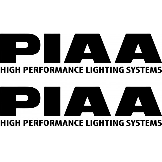 2x Stickers Piaa Logo Vinyl...