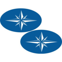 Polaris Logo Oval Stickers Decals 2x - DecalsHouse
