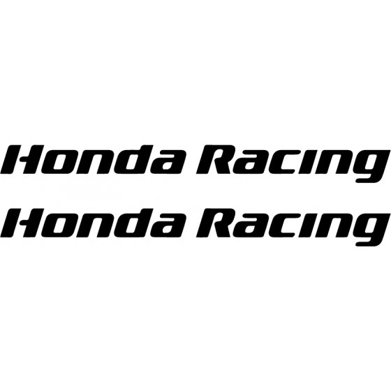 2x Honda Racing Die Cut...