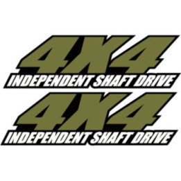 Polaris Sportsman Shaft Drive Stickers Decals 2x - DecalsHouse