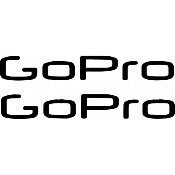 2x Gopro Camera Logo Vinyl...