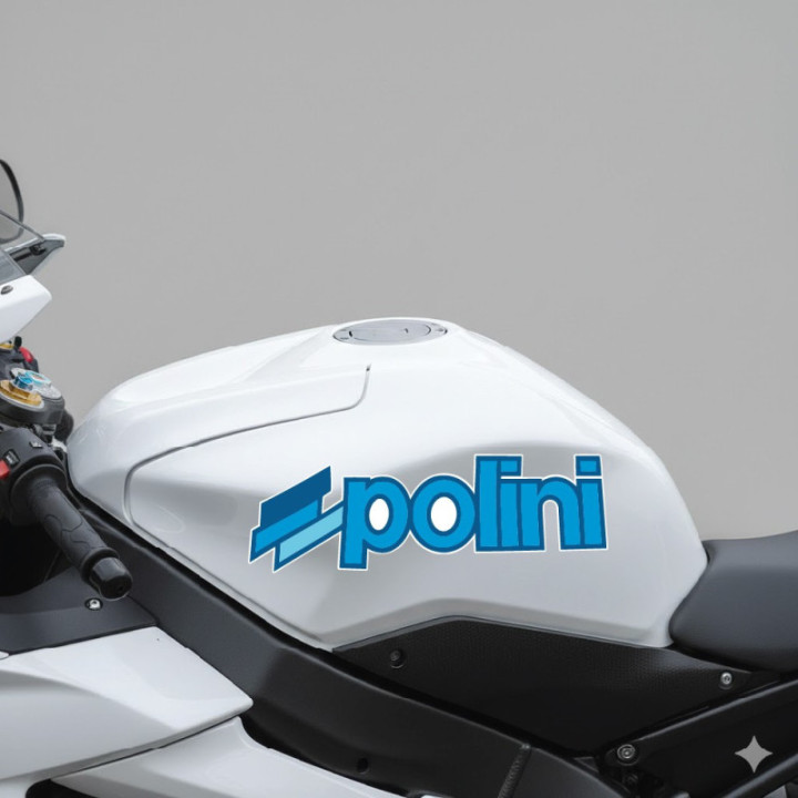 Polini Logo Stickers Decals 2x - DecalsHouse