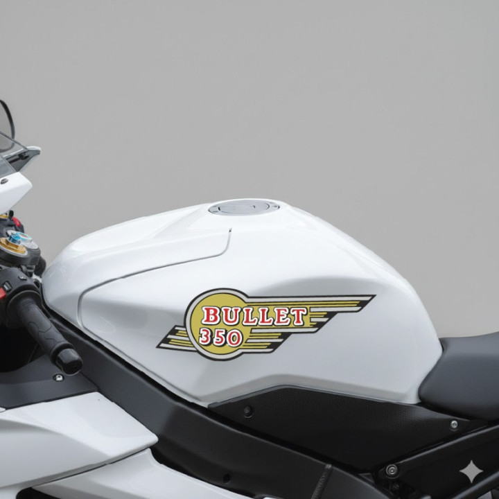 Royal Enfield Bullet 350 Stickers Decals 2x - DecalsHouse