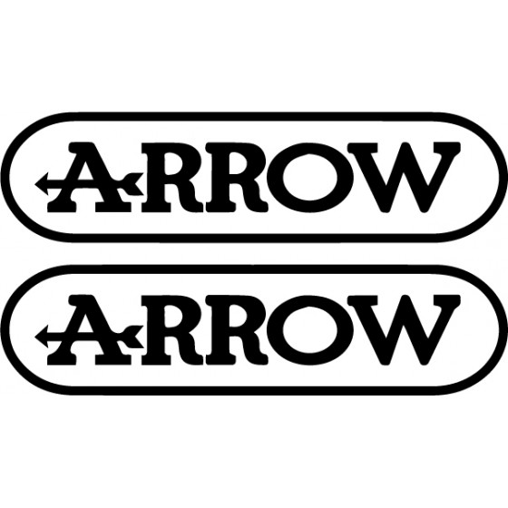 2x Arrow Logo Vinyl...