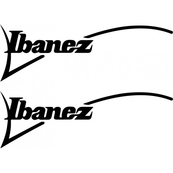 2x Ibanez Vinyl Decals...