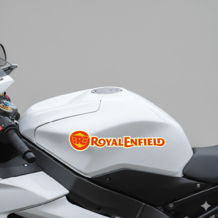 Royal Enfield Logo Stickers Decals 2x - DecalsHouse