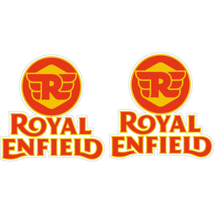 Royal Enfield Logo Style 2 Stickers Decals 2x - DecalsHouse