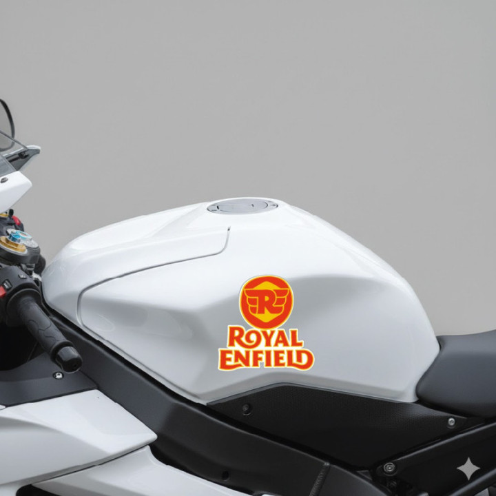 Royal Enfield Logo Style 2 Stickers Decals 2x - DecalsHouse