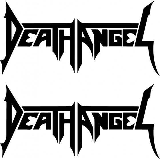2x Death Angel Vinyl Decals...