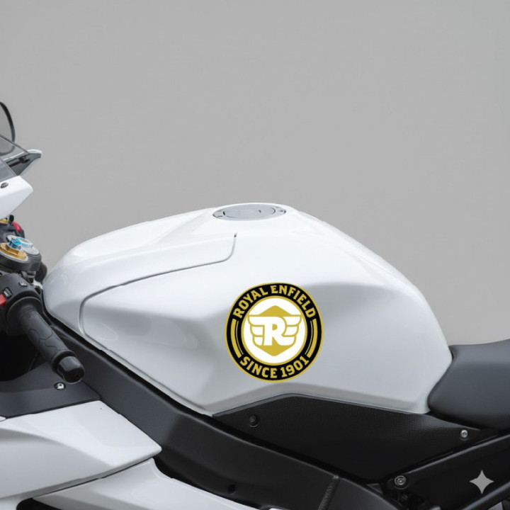 Royal Enfield Logo Style 5 Stickers Decals 2x - DecalsHouse