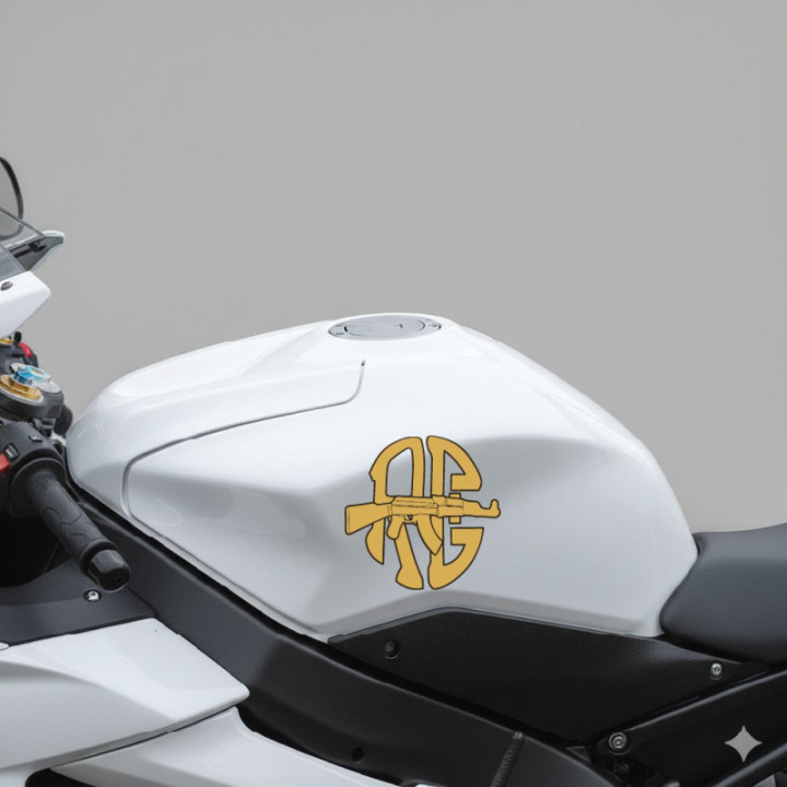 Royal Enfield Rg Stickers Decals 2x - DecalsHouse