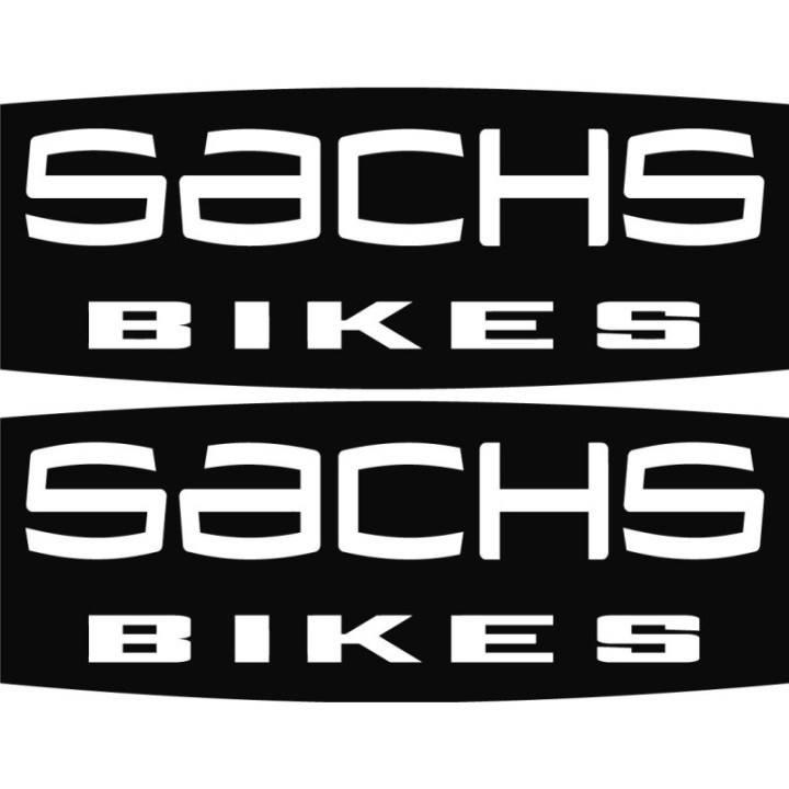 Sachs Logo Bikes Stickers Decals 2x - DecalsHouse