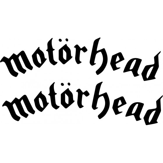 2x Motorhead Logo Vinyl...