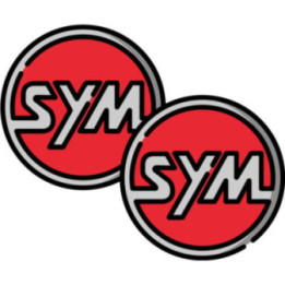 Sym Logo Round Style 2 Stickers Decals 2x - DecalsHouse