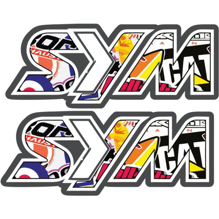 Sym Logo Style 3 Stickers Decals 2x - DecalsHouse