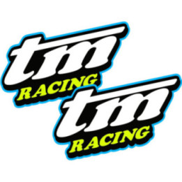 Tm Racing Logo Style 2 Stickers Decals 2x - DecalsHouse