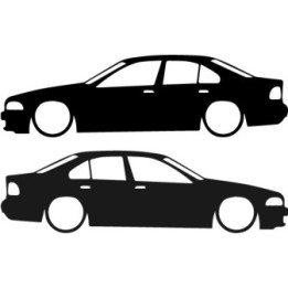 Buy Bmw 5 Serie E39 Sedan Low Sticker Online