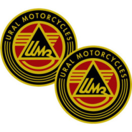Ural Logo Round Styl E2 Stickers Decals 2x - DecalsHouse