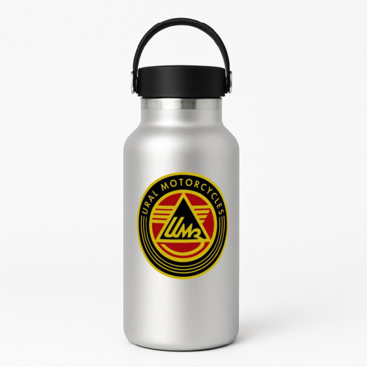 Ural Logo Round Styl E2 Stickers Decals 2x - DecalsHouse
