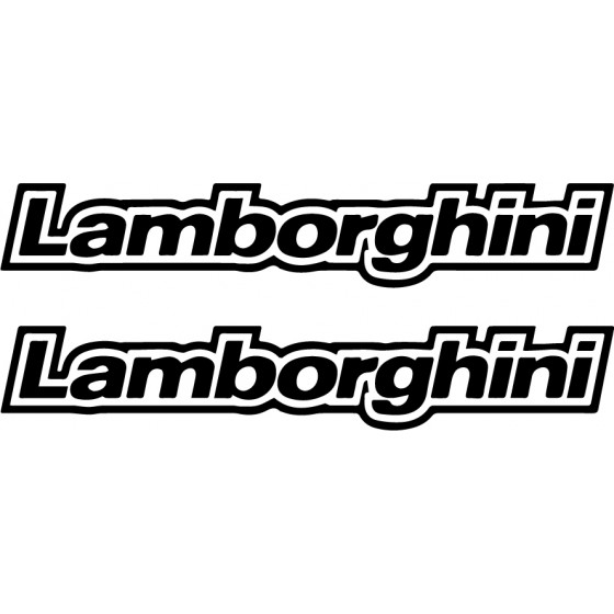 2x Lamborghini Ecriture...