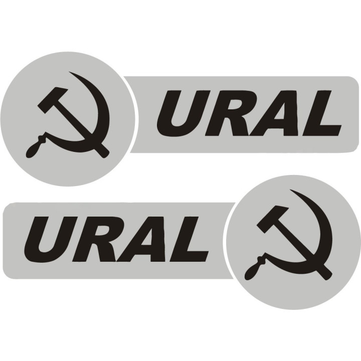 Ural Logo Style 5 Stickers Decals 2x - DecalsHouse