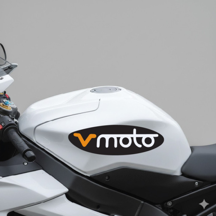 Vmoto Logo Stickers Decals 2x - DecalsHouse