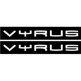 Vyrus Logo Stickers Decals 2x - DecalsHouse