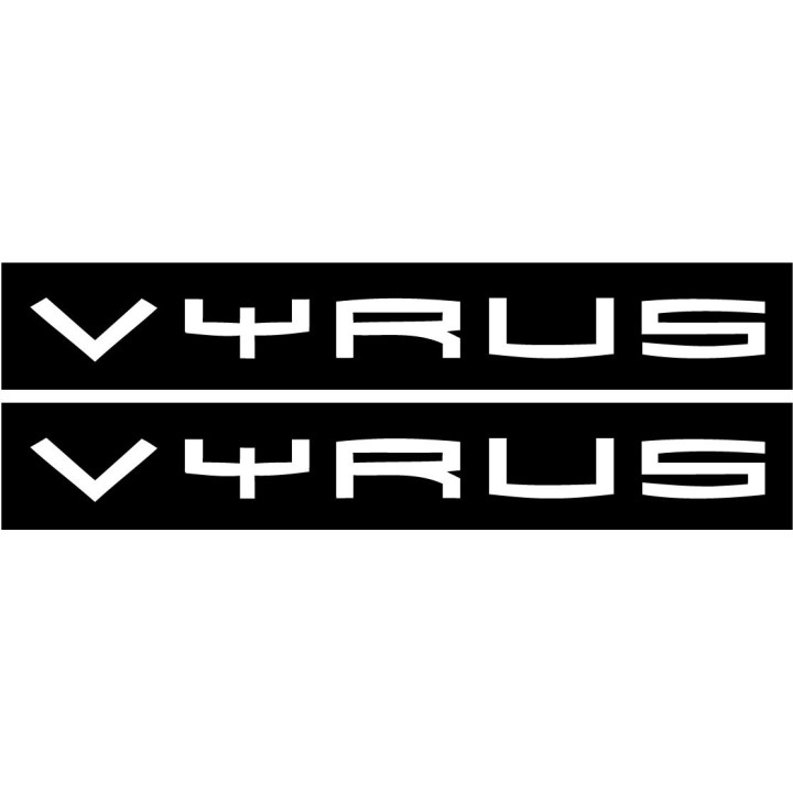 Vyrus Logo Stickers Decals 2x - DecalsHouse