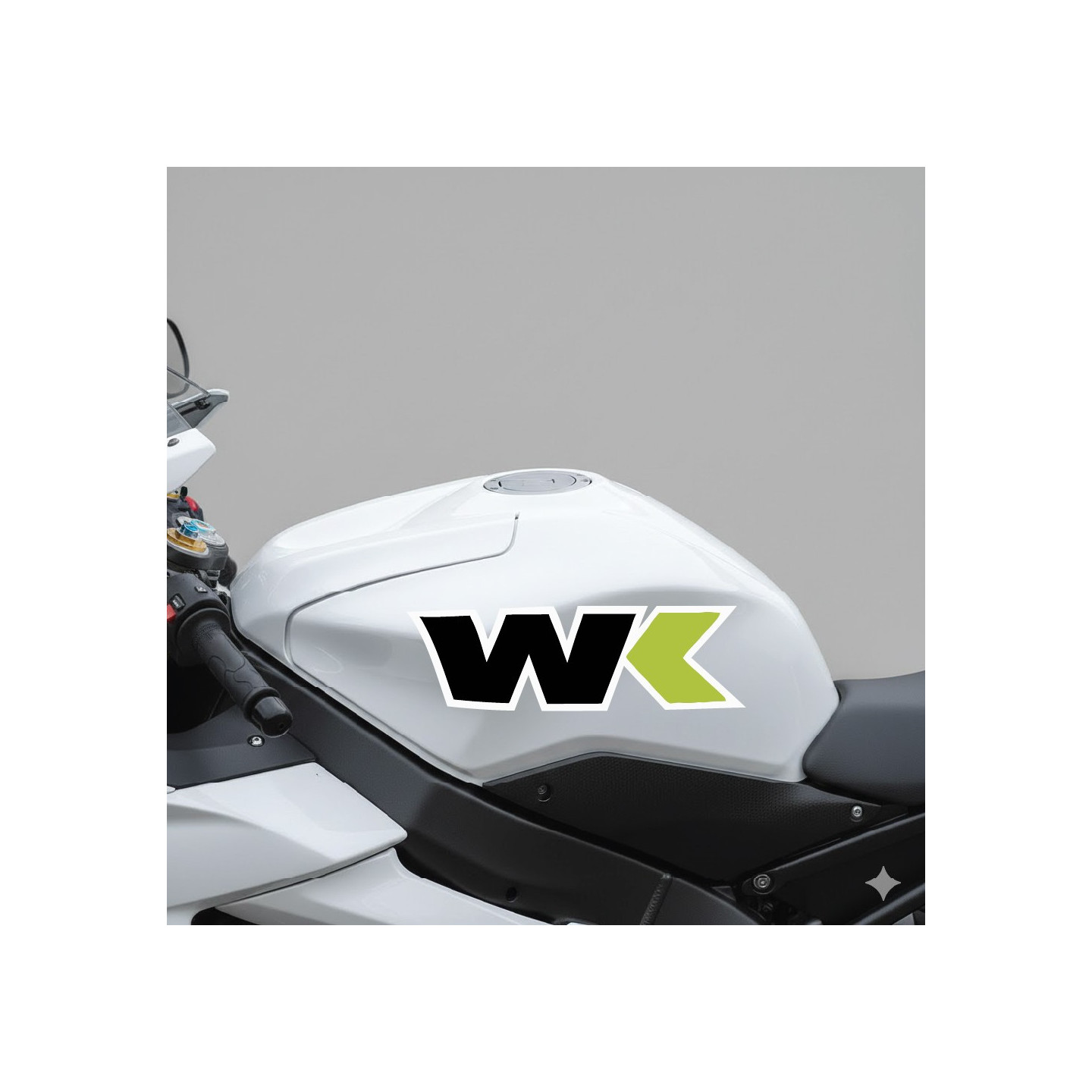 WK Motorcycles Stickers – Street Bike Bodywork Decals (2-Pack)