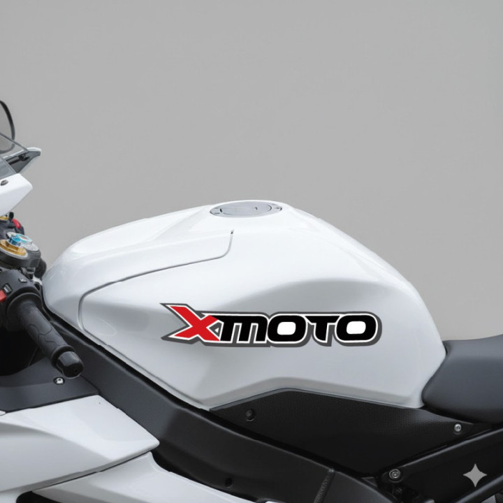 Xmotos Logo 1 Stickers Decals 2x - DecalsHouse