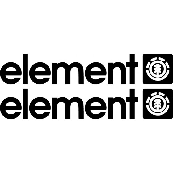 2x Stickers Element Skate...