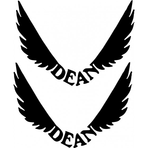 2x Dean Guitars Decals...