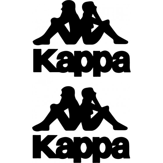 2x Kappa Company Logo Vinyl...