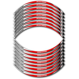 Aprilia Rsv 1000r Style 11 Red Grey And Black Wheel Stripes Stickers Decals - DecalsHouse