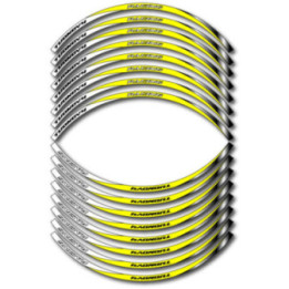 Aprilia Tuono V4 Wheel Stripes – Yellow Racing Rim Set