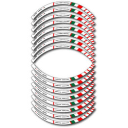 Aprilia Tuono V4 Rim Stripes – Factory Racing Tricolour