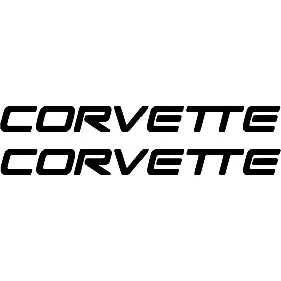 2x Chevy Corvette Vinyl...
