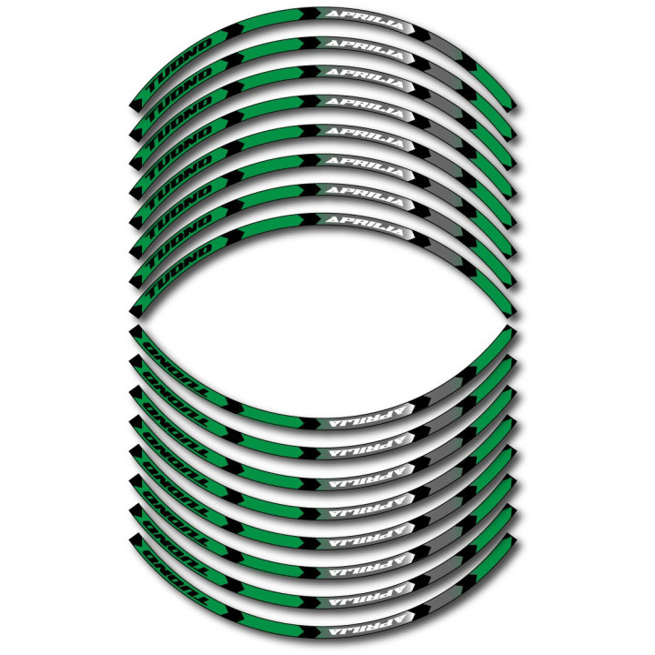 Aprilia Tuono Style 6 Wheel Stripes Stickers Decals - DecalsHouse
