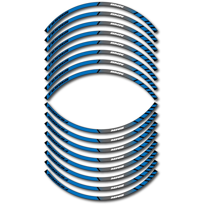 Bmw F650 Gs Style 14 Wheel Stripes Stickers Decals - DecalsHouse